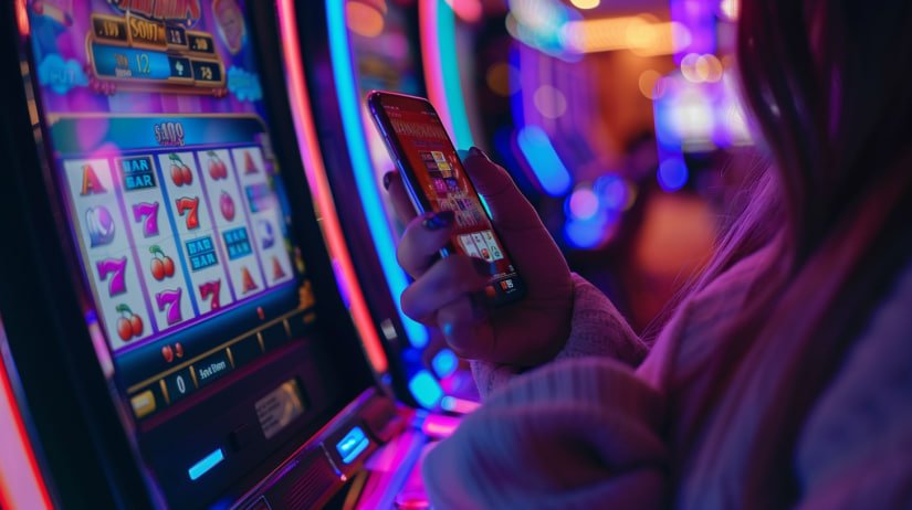 playing bingo games on suertres platform displayed on a mobile phone